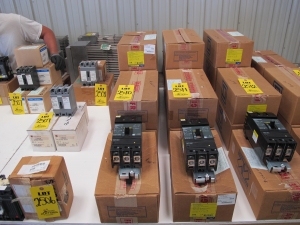 LOT (6) BREAKERS, CIRCUIT TYPE, 225 AMP RATING, 600 AC/250 DC VOLT RATING, 3 POLE, THERMAL MAGNETIC KIND. MOLDED CASE, 225KA FRAME. STATEMENT VENDOR IS AUTHORIZED MFR REPRESENTATIVE DOCUMENT MCCB IS DIRECTLY TRACEABLE TO MFR, PART # KA36225 (W-44) LOADING & HANDLING FEE $5-
